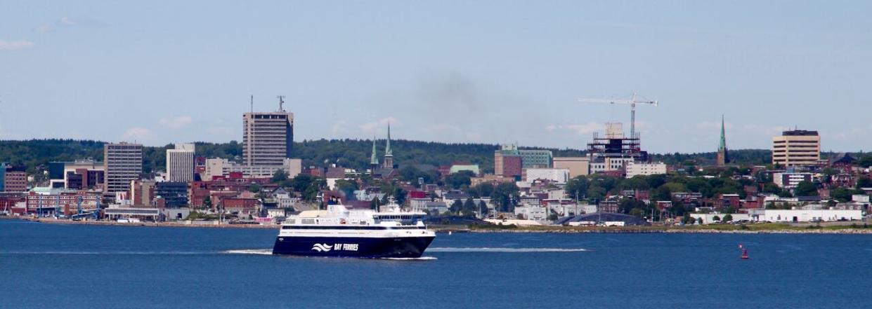 The Fundy Rose departs from the ferry terminal in Saint John. (Julia Wright / CBC - image credit)