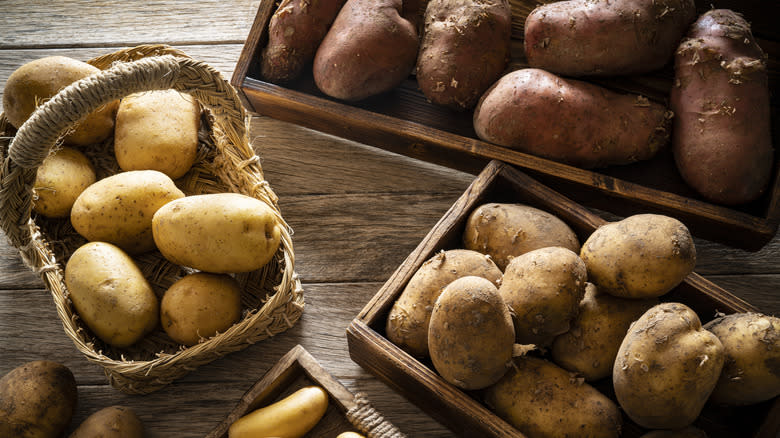 Assortment of potatoes 