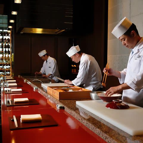 餐點皆以現點現做為主 PHOTO CREDIT: Osaka Marriott Miyako Hotel