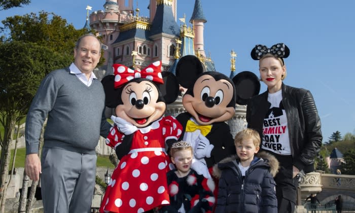 La Familia Real de Mónaco en Disneyland París