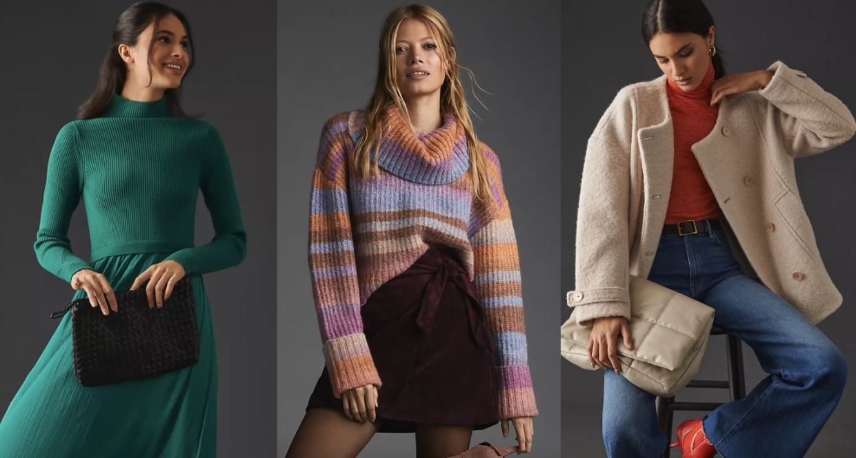 Anthropologie is offering up to 50 per cent off for Cyber Monday. (Photos via Anthropologie)