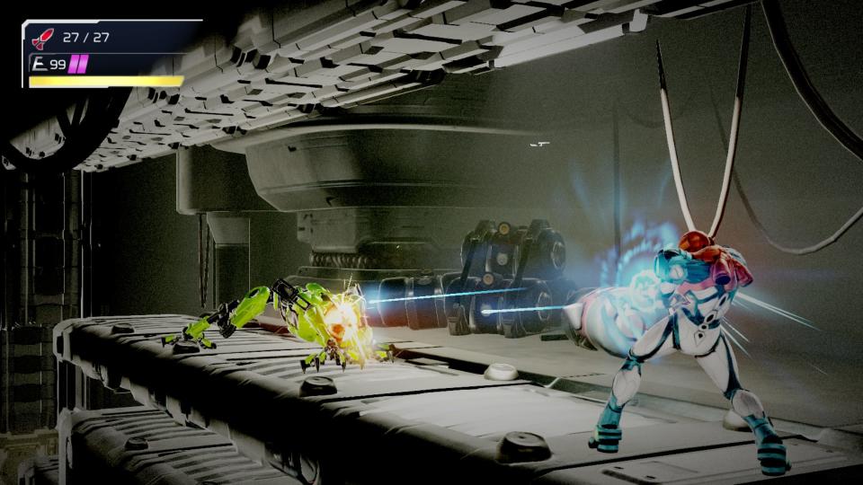 A screenshot of Metroid Dread for Nintendo Switch.