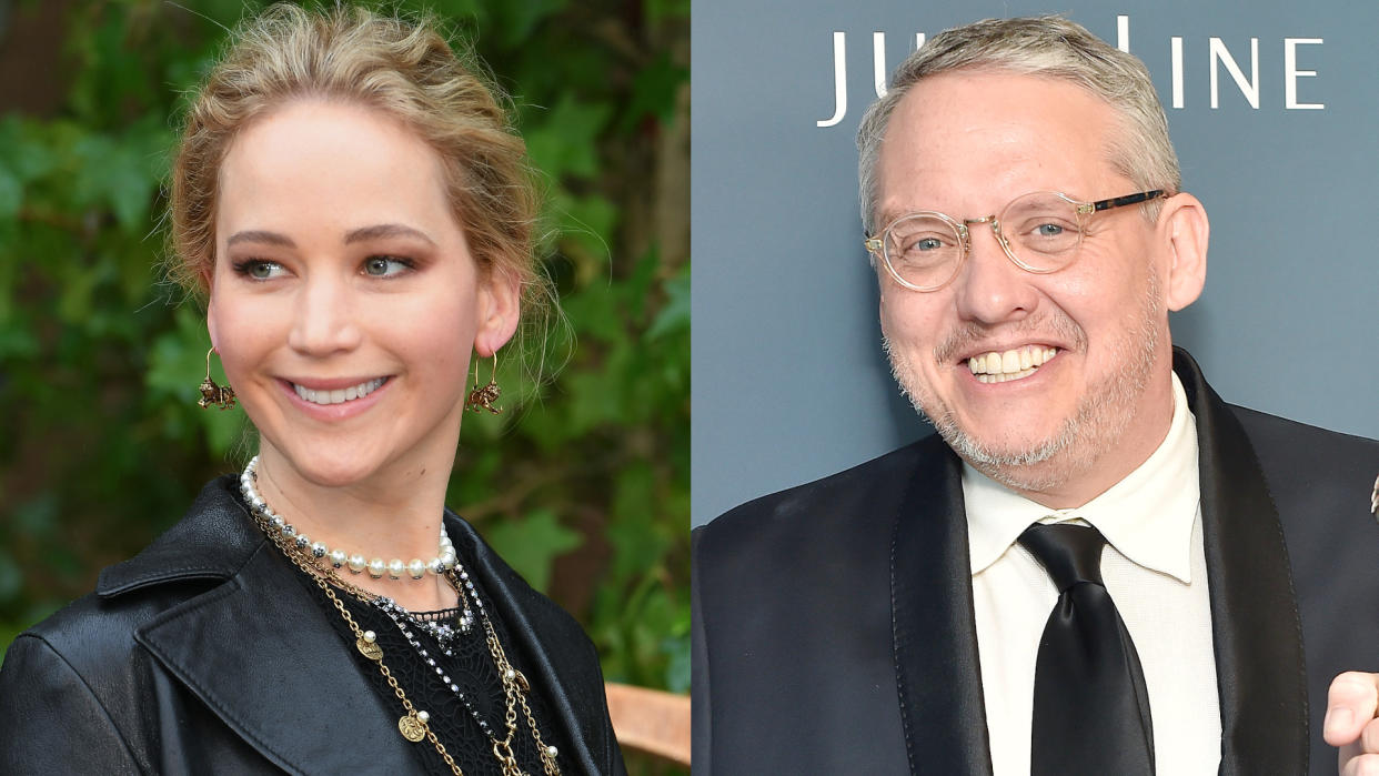 Jennifer Lawrence is teaming with Adam McKay on a new Netflix project. (Credit: Stephane Cardinale/Corbis via Getty Images/Stefanie Keenan/Getty Images for CDGA)