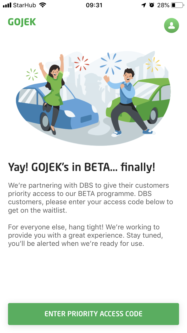 Gojek app screenshot. (Photo: Yahoo Lifestyle)