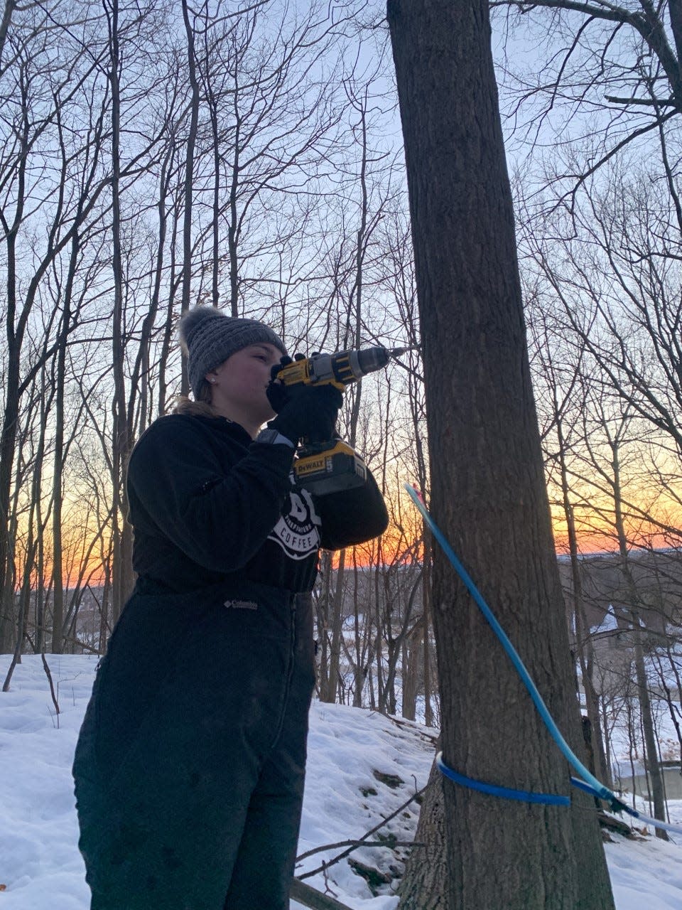 Alicia Baroun, fourth generation syrup maker, tapping in 2020