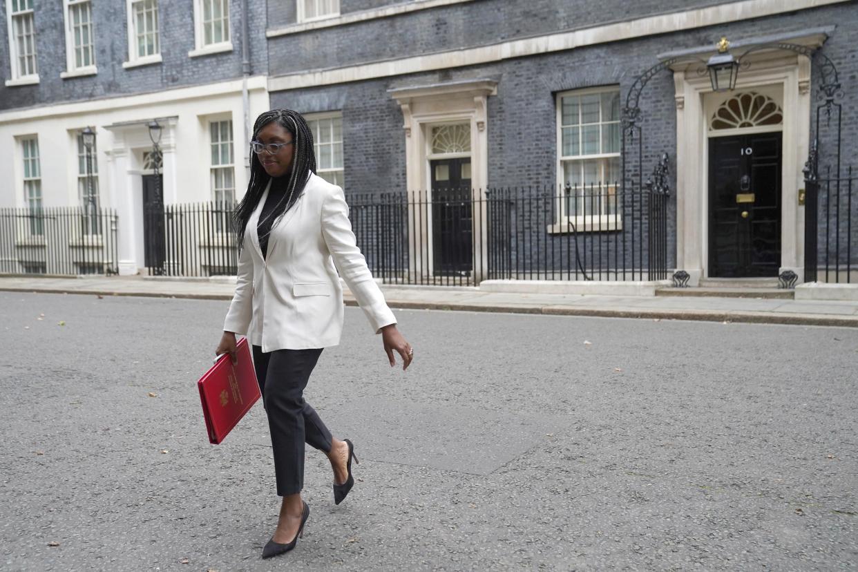 Business Secretary Kemi Badenoch leaves Downing Street (PA) (PA Wire)