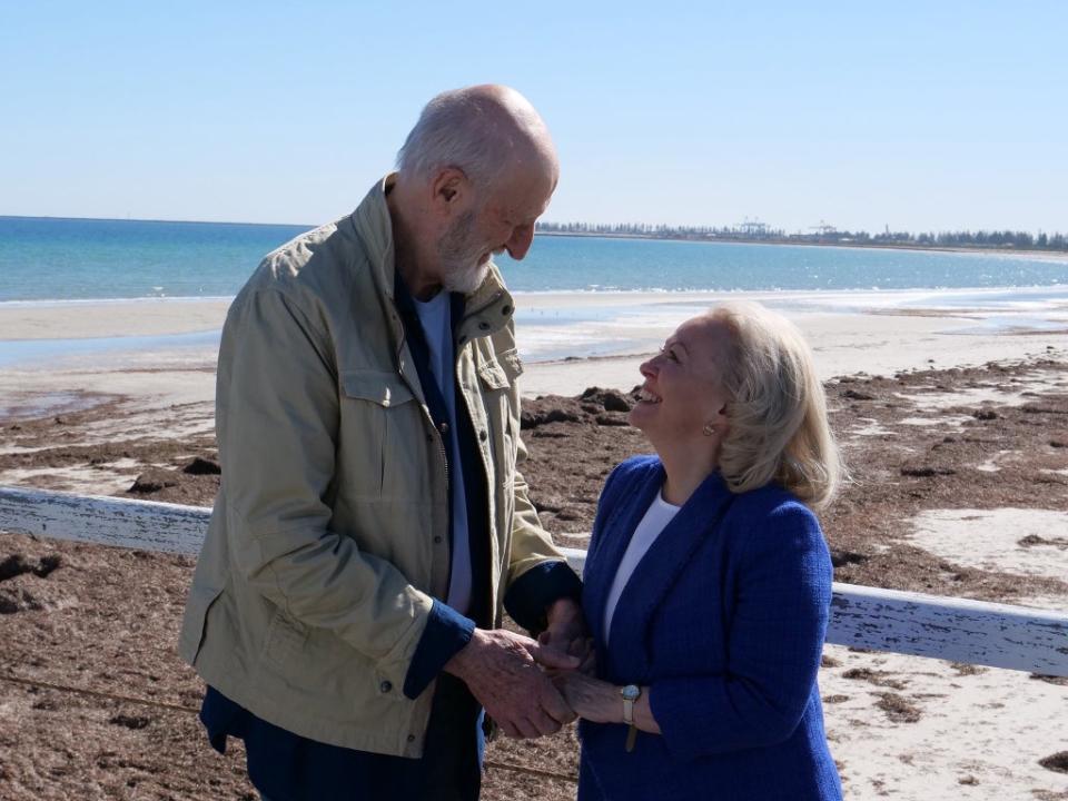 James Cromwell and Jacki Weaver in ‘Never Too Late' (Myriad Pictures)