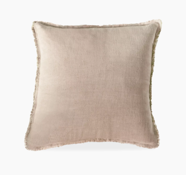 neutral throw pillow