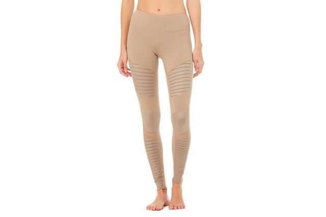 Alo Yoga High Waisted Leggings Epic in Gravel size medium