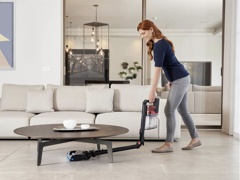 This cordless vacuum makes hoovering hard-to-reach places a breeze. (Shark)