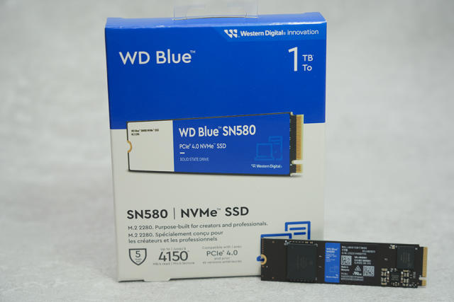 換SSD就選它！Western Digital WD Blue SN580 SSD開箱評測：搭載nCache