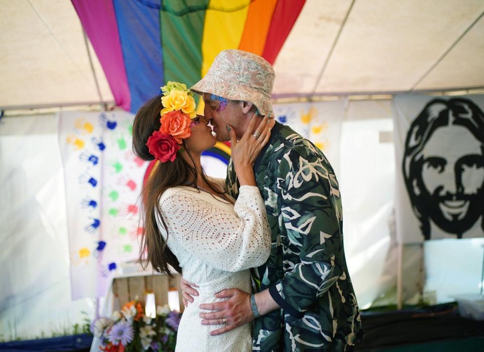 Lara Dayeh-Bunce, 30, and Elliot Dayeh-Bunce (Yui Mok/PA) (PA Wire)