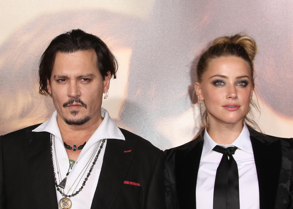 Westwood, CA - November 21 Johnny Depp, Amber Heard Attending Premiere Of Focus Features' "The Danish Girl" At The Westwood Village Theatre On November 21, 2015. Photo Credit: Faye Sadou / MediaPunch/IPX