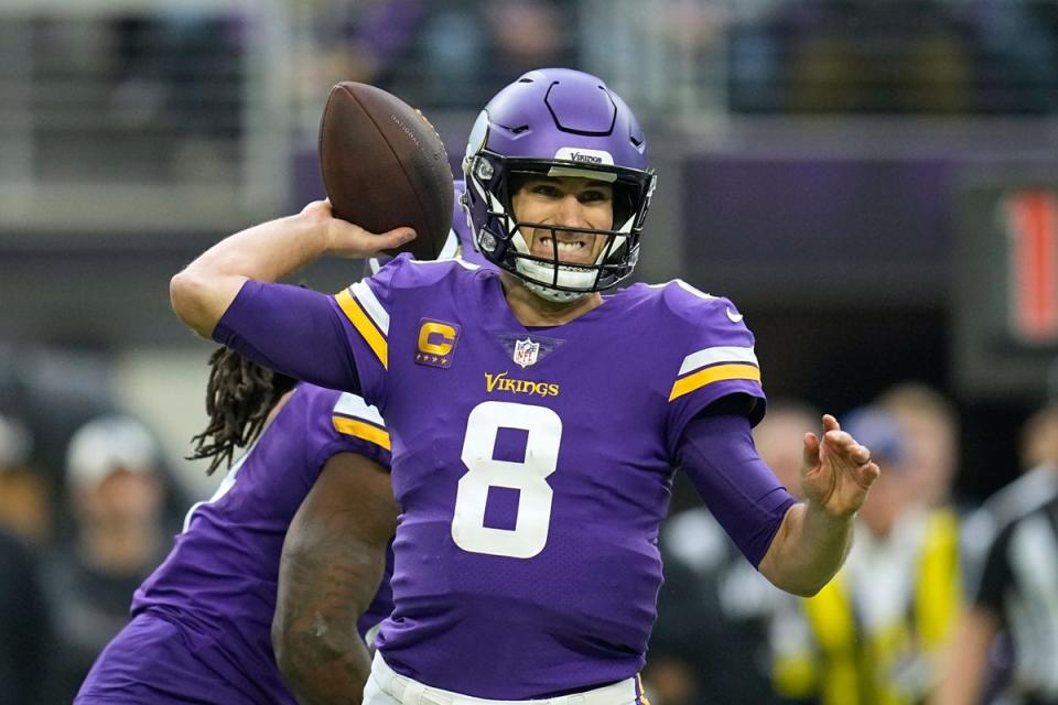 The Minnesota Vikings have mounted the biggest comeback in NFL history to defeat the Indianapolis Colts 39-36 and win the NFC North (Abbie Parr/AP) (AP)