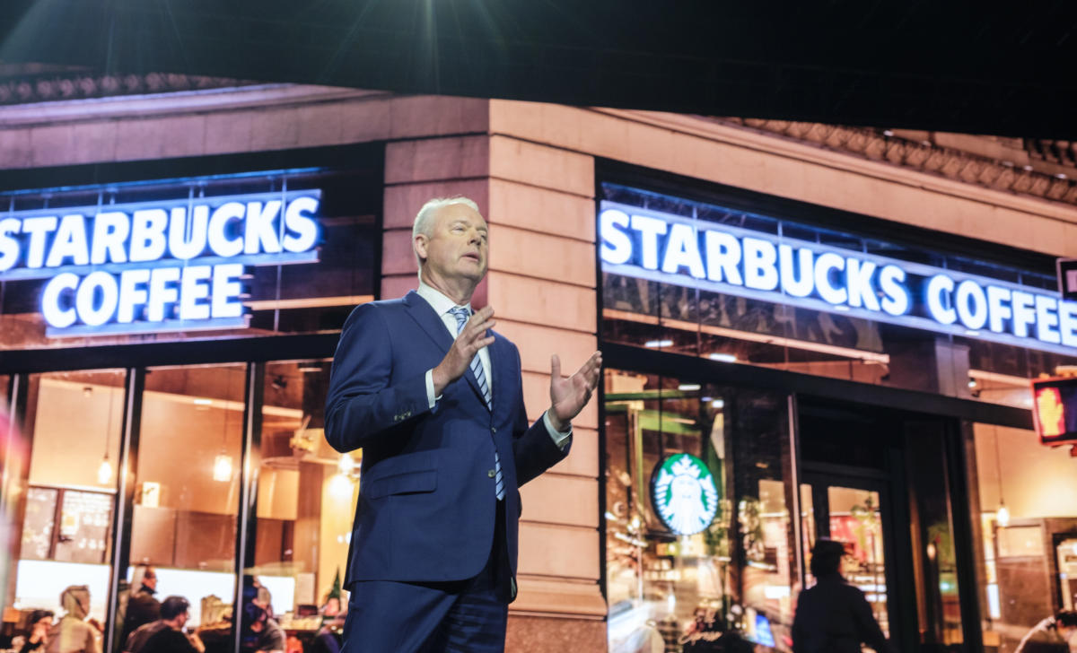 Starbucks CEO makes case that boosting employee wages and benefits