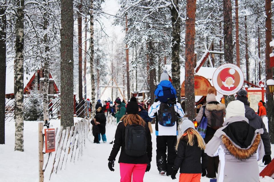 Roughly half a million visitors come to Santa's Village in Rovaniemi, Finland, each year.