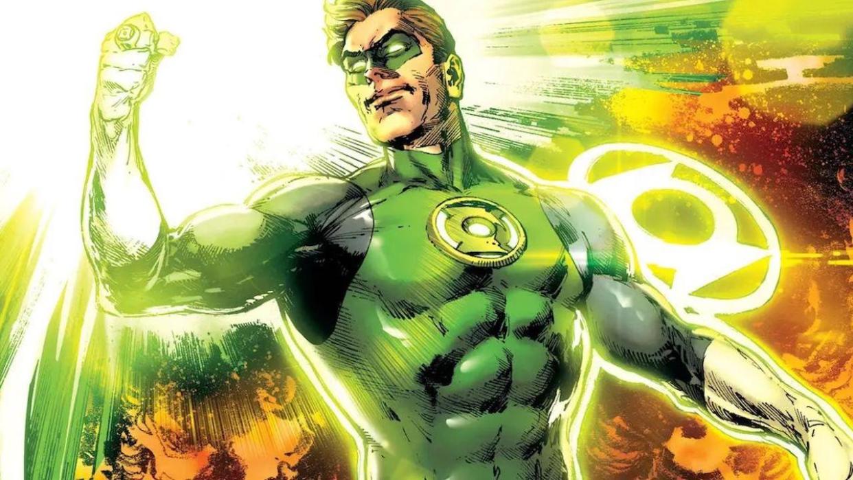  DC Comics artwork of Hal Jordan as Green Lantern. 