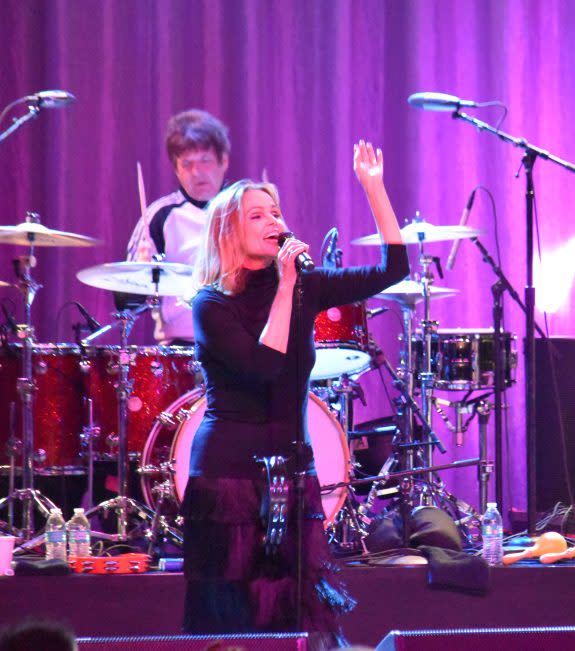 Belinda Carlisle of the Go-Go’s and Clem Burke at House of Blues Anaheim - Credit: Chris Willman/Variety