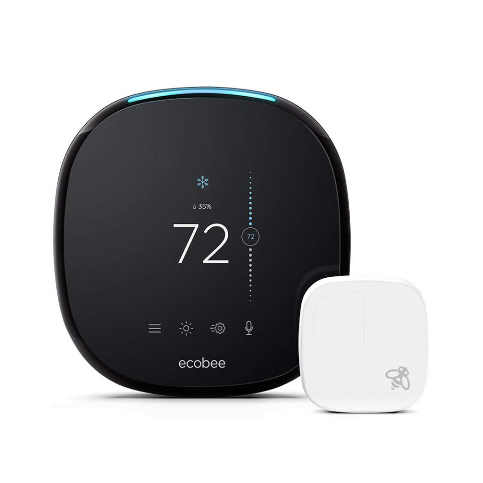 Ecobee4 Smart Thermostat with Built-In Alexa, (Photo: Amazon)