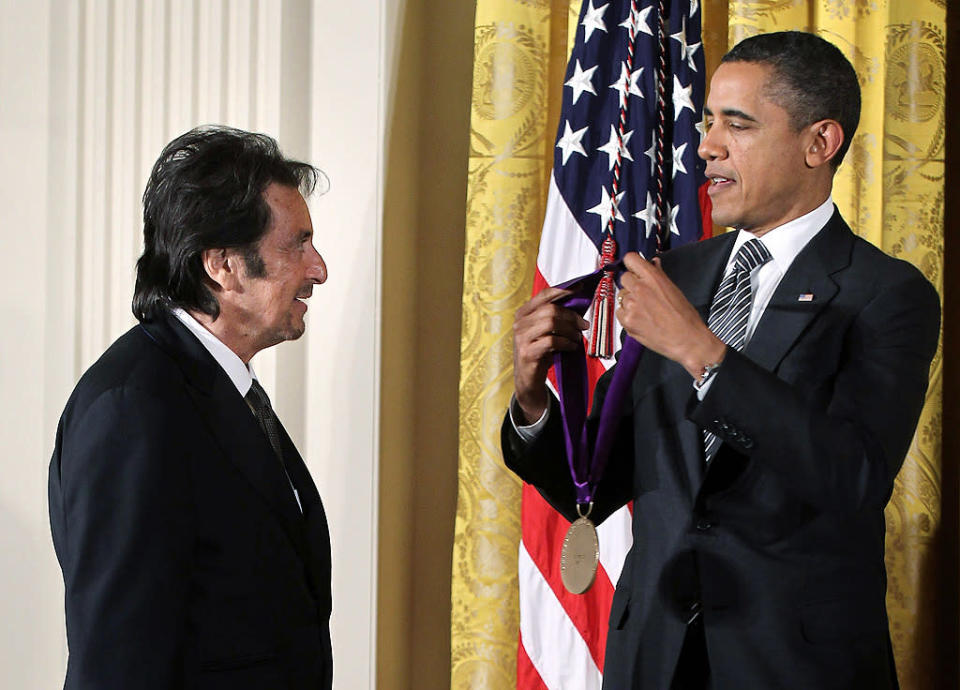 Al Pacino, President Barack Obama