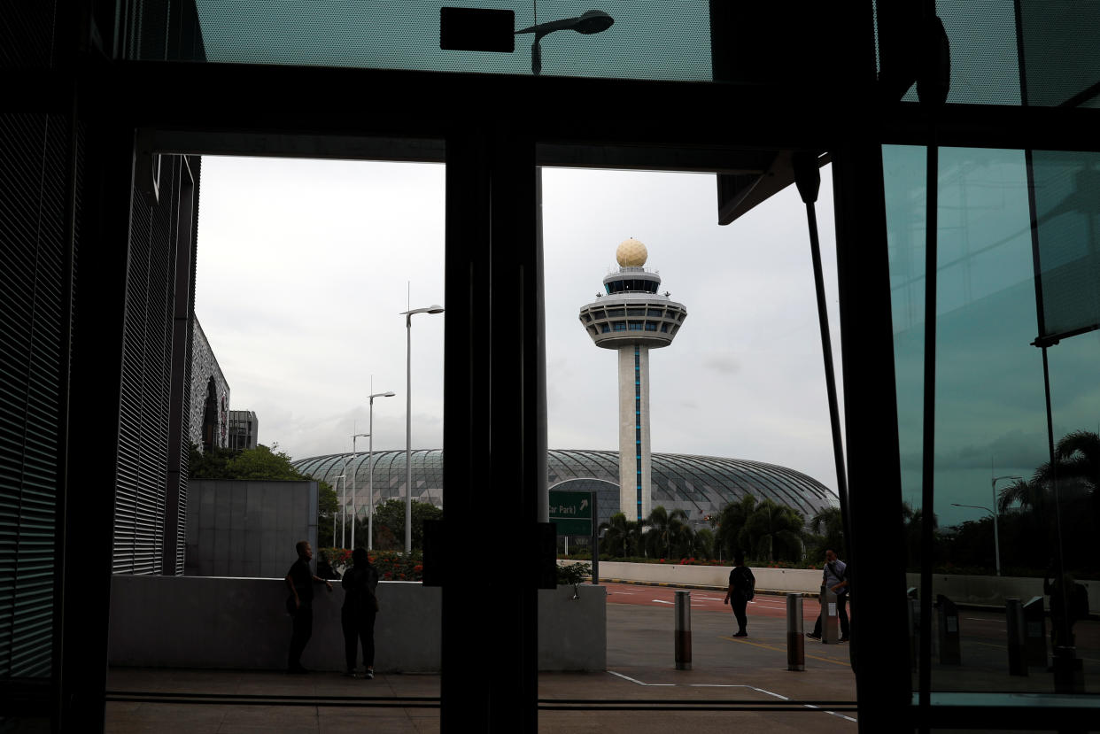 A general view of the Changi Airport, amid the spread of the coronavirus disease (COVID-19) in Singapore October 12, 2020. REUTERS/Edgar Su