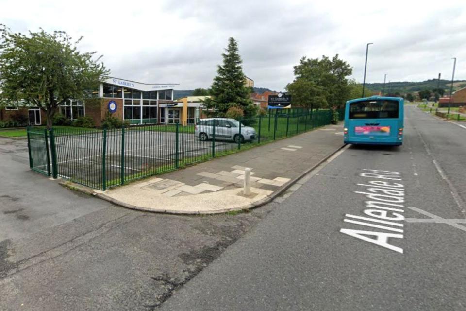 incident occurred on Allendale Road, Ormesby, outside St Gabriel's Catholic Primary School i(Image: Google)/i