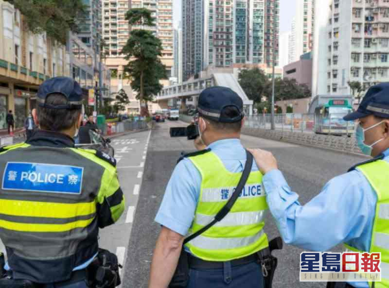 下周二起將軍澳警區警員會以手提攝錄機進行錄影搜證。圖:警方提供