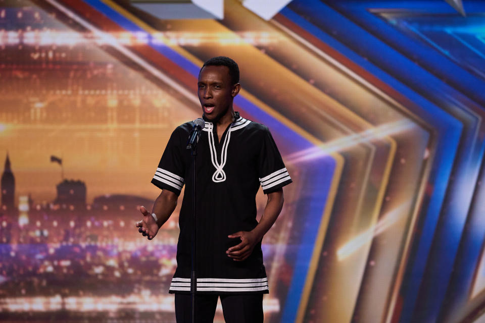 Innocent Masuku impressed the judges on BGT. (ITV)