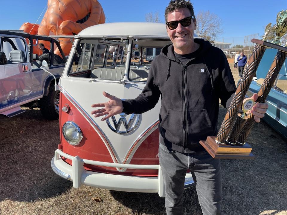 Mike Duncan, Best in Show Award, Day in the Park Classic Car Show.