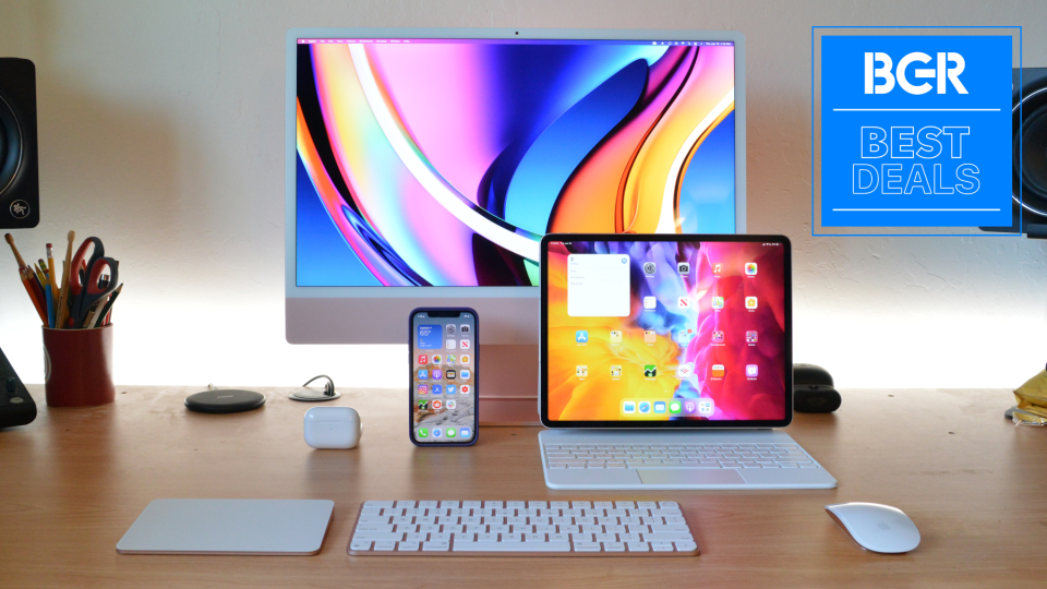 An iMac, iPad, iPhone, AirPods, and AirPods Pro. - Credit: Christian de Looper for BGR