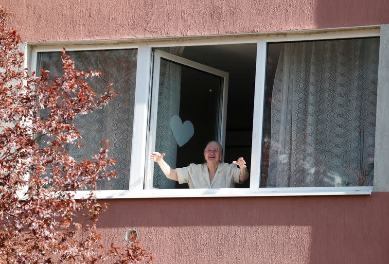 Budapest Symphony Orchestra plays classical music recordings around the city to cheer up people under lockdown in Budapest