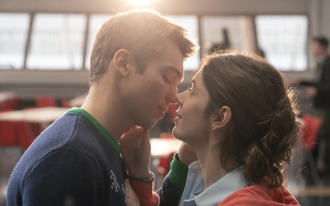 Stars kiss in Netflixs In Love All Over Again