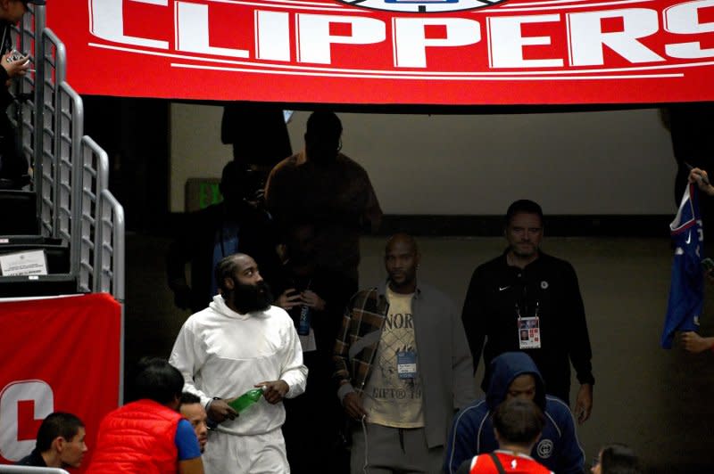 Los Angeles Clippers guard James Harden is averaging 17.3 points per game this season. File Photo by Jon SooHoo/UPI