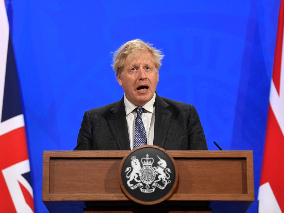 Boris Johnson vowed to stop the movePOOL/AFP via Getty Images