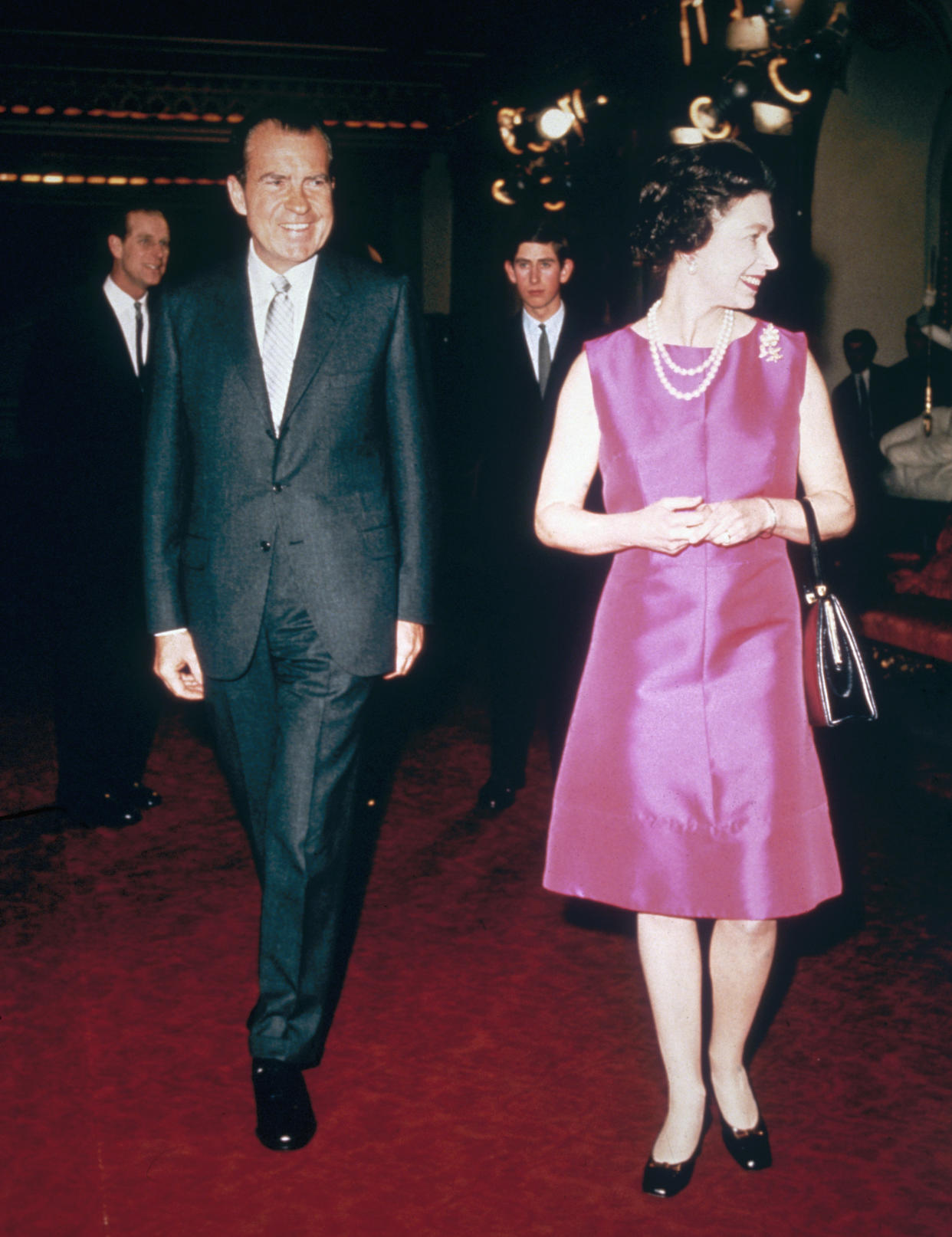 Elizabeth And Nixon (Getty Images)