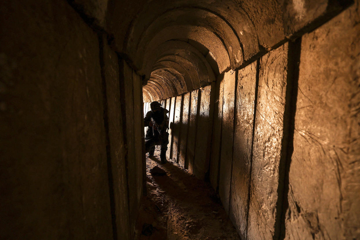 gaza strip tunnel (Mahmud Hams / AFP via Getty Images file)