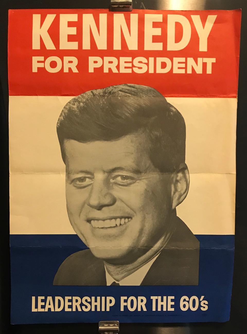 Kennedy campaign poster.