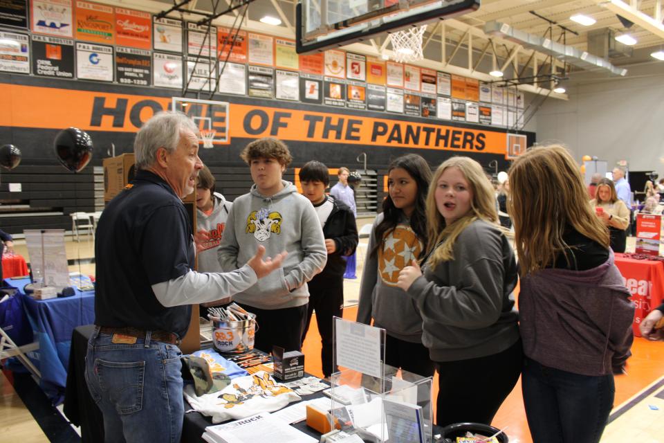 Honest answers are going to come from the people who come to visit Powell High School students.