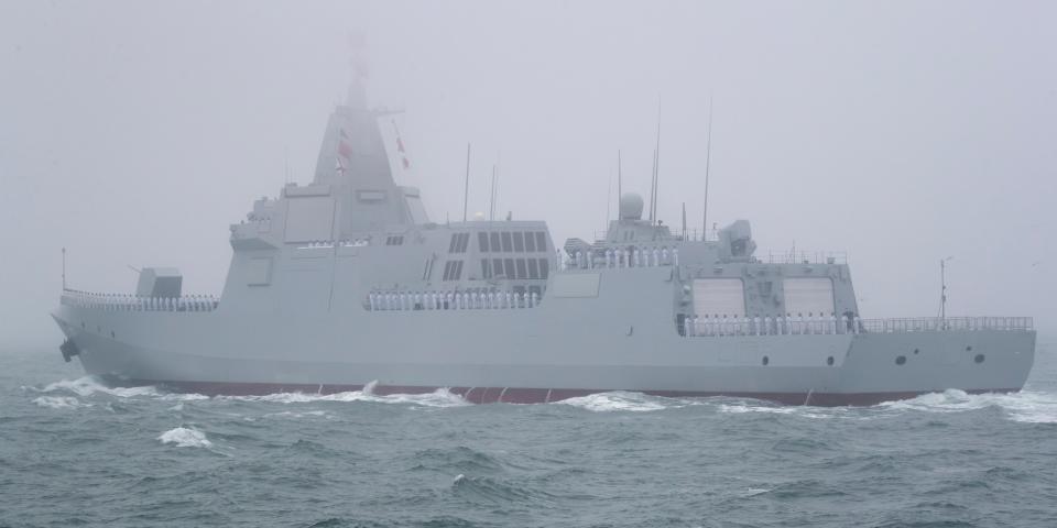Nanchang (101) destroyer in April 2019.
