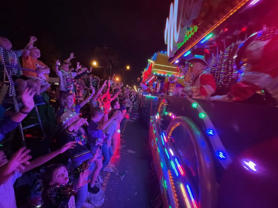 Krewe of Endymion rolls on Saturday, Feb. 10, 2024. (WGNO/Justin Abshire)