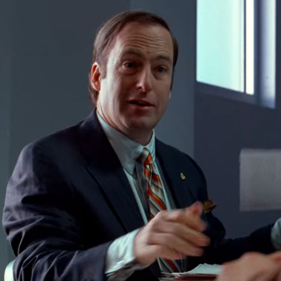 Bob Odenkirk as Saul in Breaking Bad