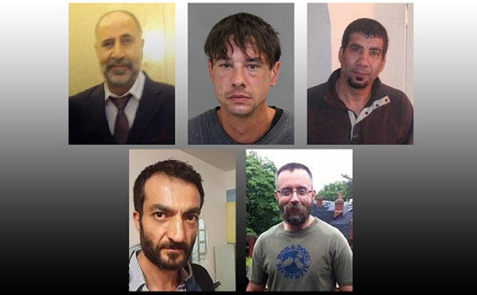 Police allege Bruce McArthur killed (L-R) Selim Esen, Andrew Kinsman, Majeed Kayhan, Soroush Mahmudi and Dean Lisowick