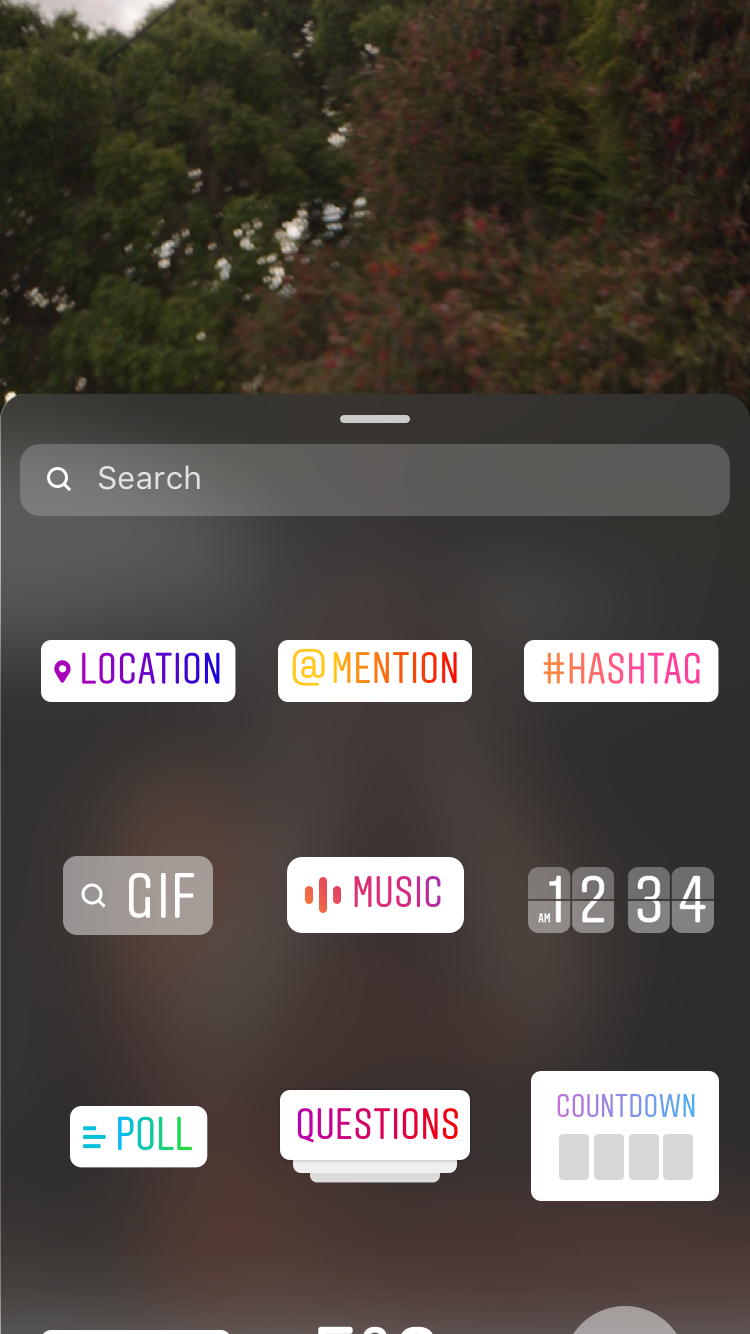 Instagram story song lyrics