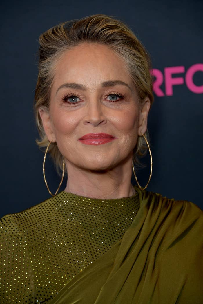 Closeup of Sharon Stone