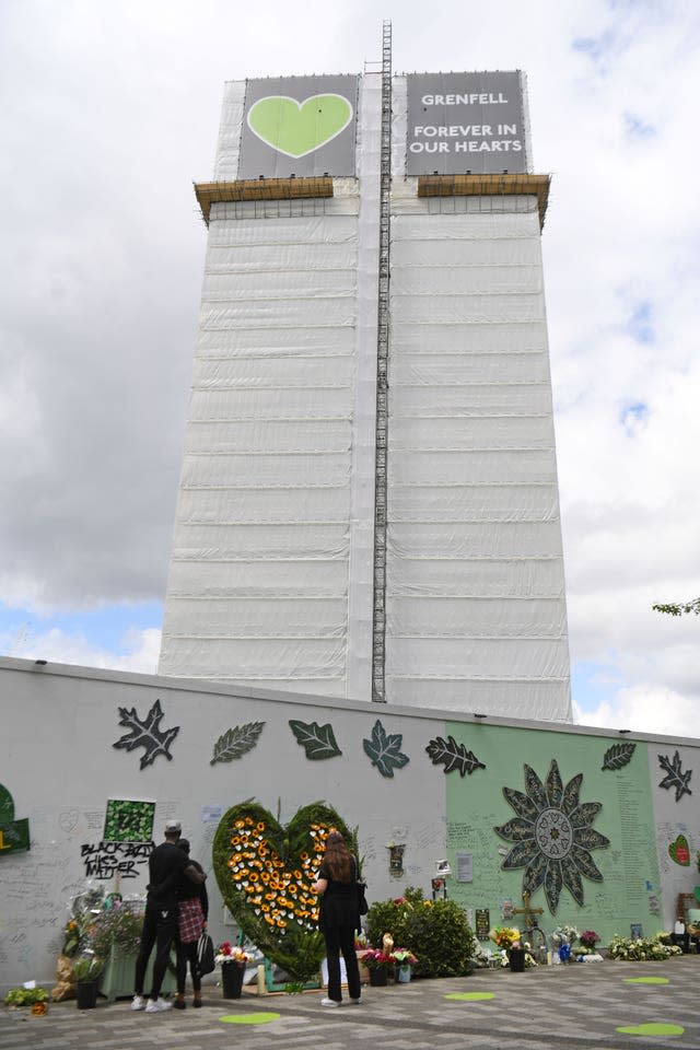 Tower block fire in London