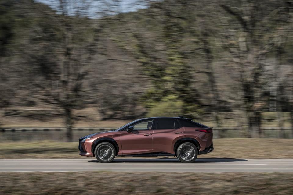 2023 lexus rz450e sonic copper bitone