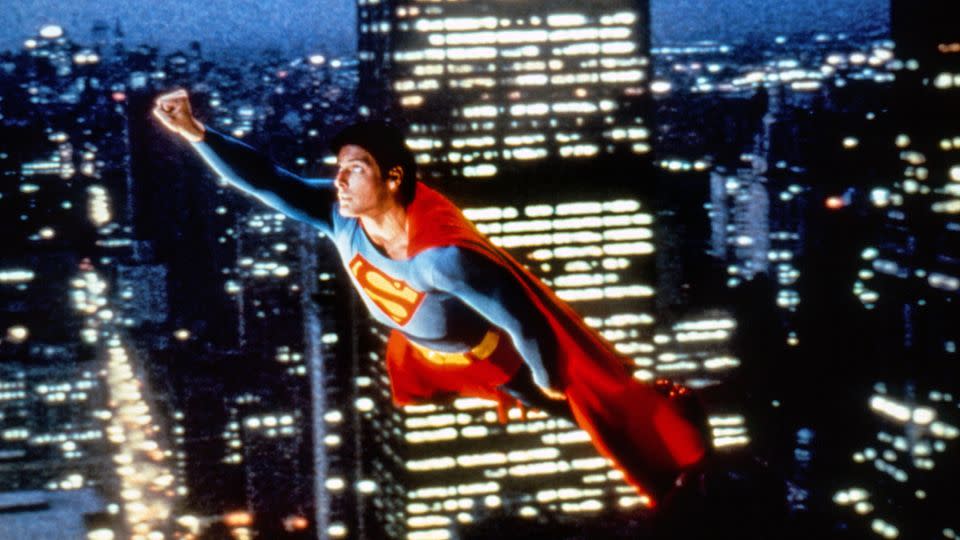 Christopher Reeve in "Superman" from 1978. - Warner Bros/Courtesy  Everett Collection