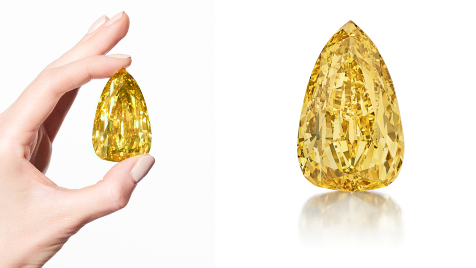 The Golden Canary 303.10-carat Brownish Yellow Diamond