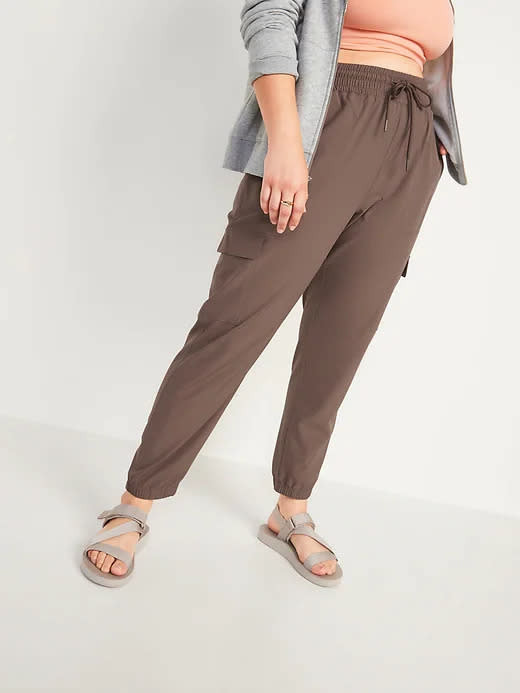 High-Waisted StretchTech Cargo Jogger Pants for Women- Old Navy