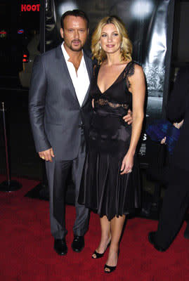 Tim McGraw and Faith Hill at the Hollywood premiere of Universal Pictures' Friday Night Lights